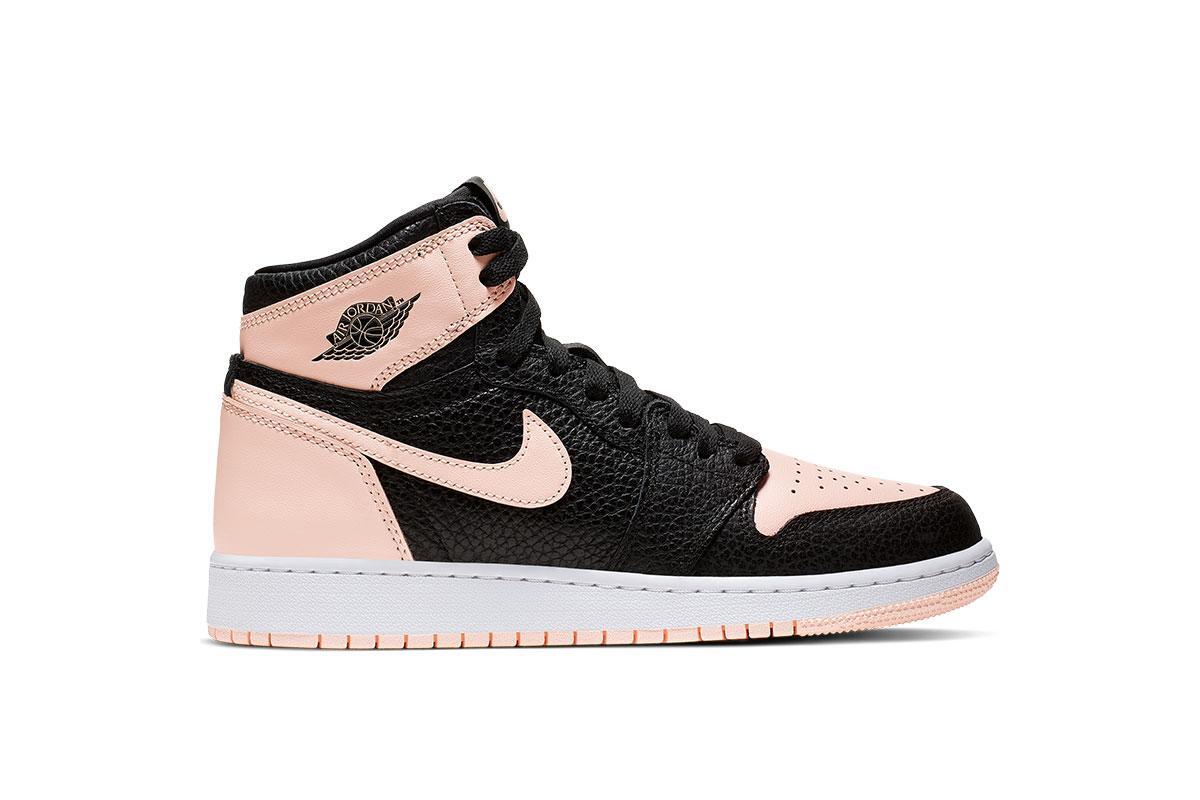 Nike Air Jordan 黒/ピンク　シュプリーム kith Air Jordan 1 Retro High OG (GS) 